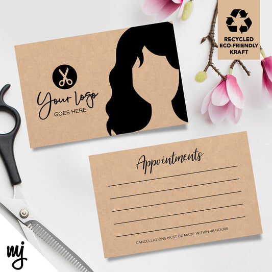 Kraft Appointment Cards | Hair Salon