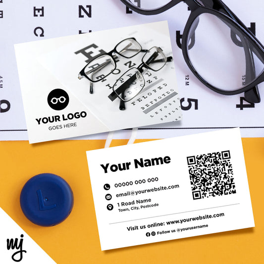 Custom Business Card Printing | Optician Optical Glasses Sunglasses 01