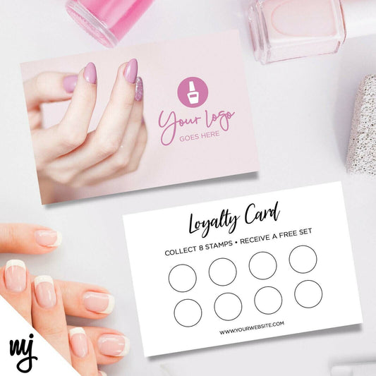Custom Loyalty Card Printing | Nail Technician Beauty Therapist