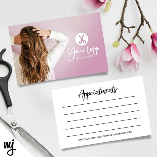 Custom Appointment Card Printing | Salon / Barber / Hair Hairdresser Business