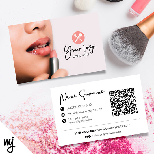 Custom Business Card Printing | Make Up Artist Beauty Therapy Glamour Lip 03