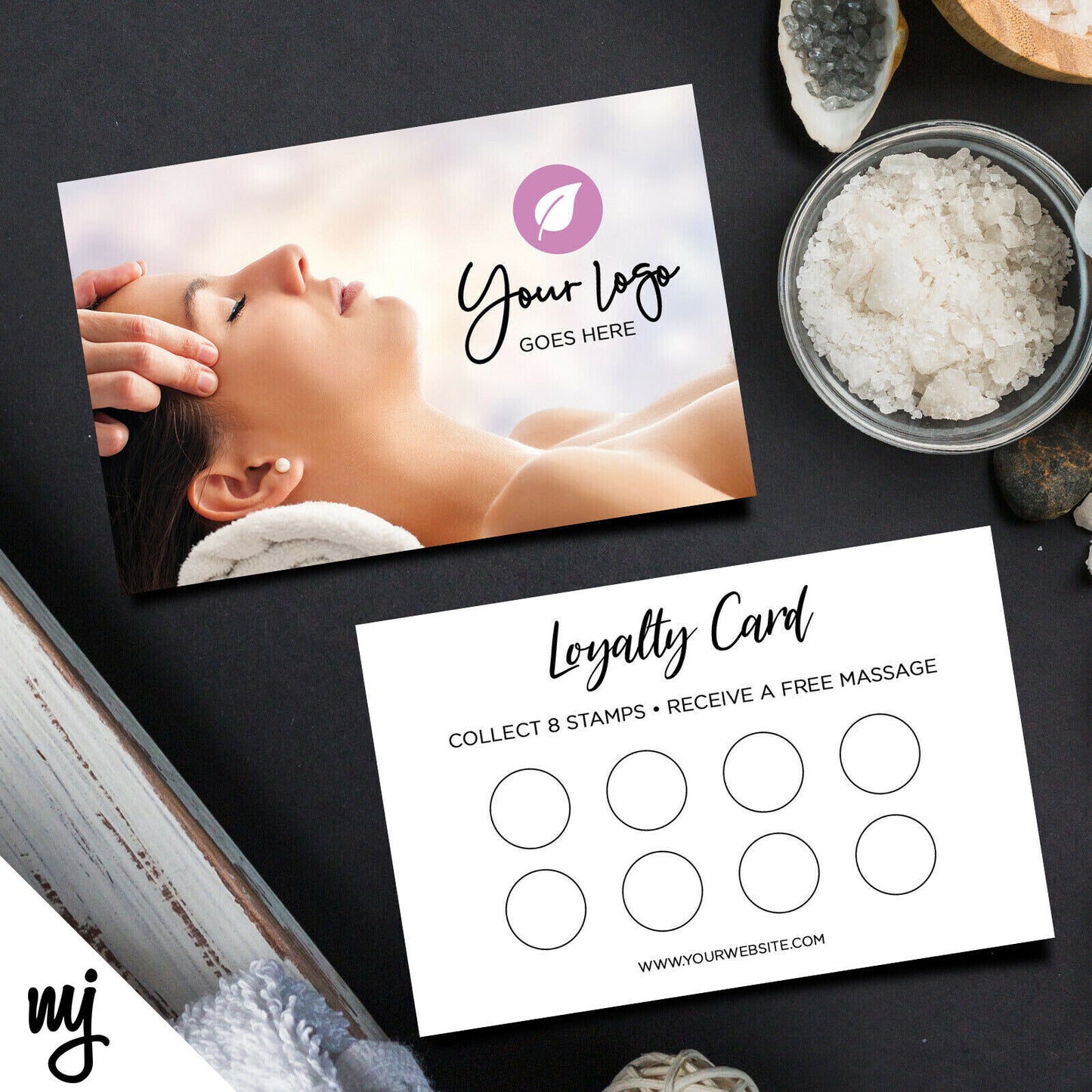 Custom Loyalty Card Printing | Massage Masseur Beauty Therapist Health 03