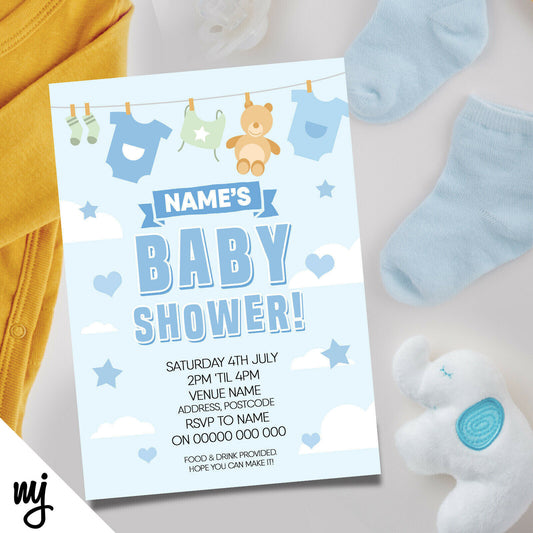 Baby Shower Invitations | Pink / Blue