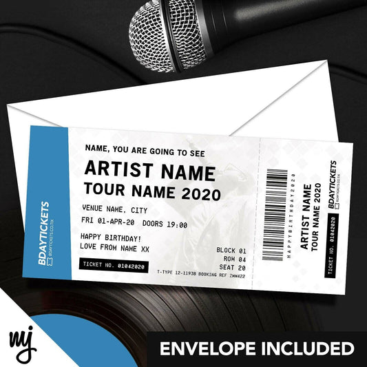 Personalised Mock Gig/Event Ticket