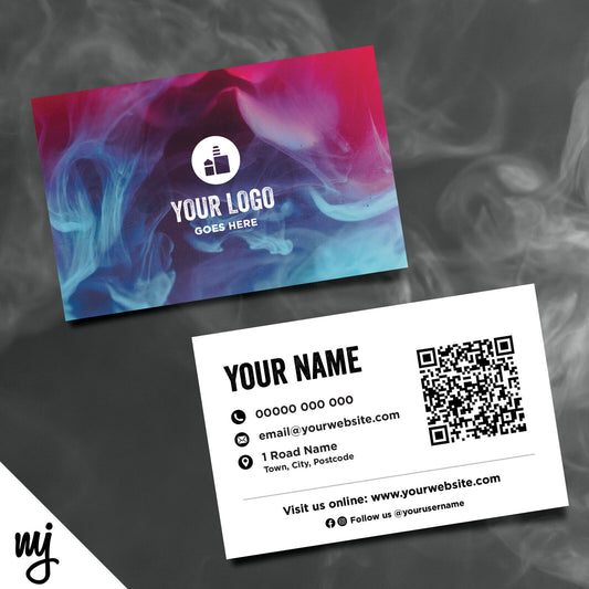 Custom Business Card Printing | Vapour Smoke Quit Smoking Business 04